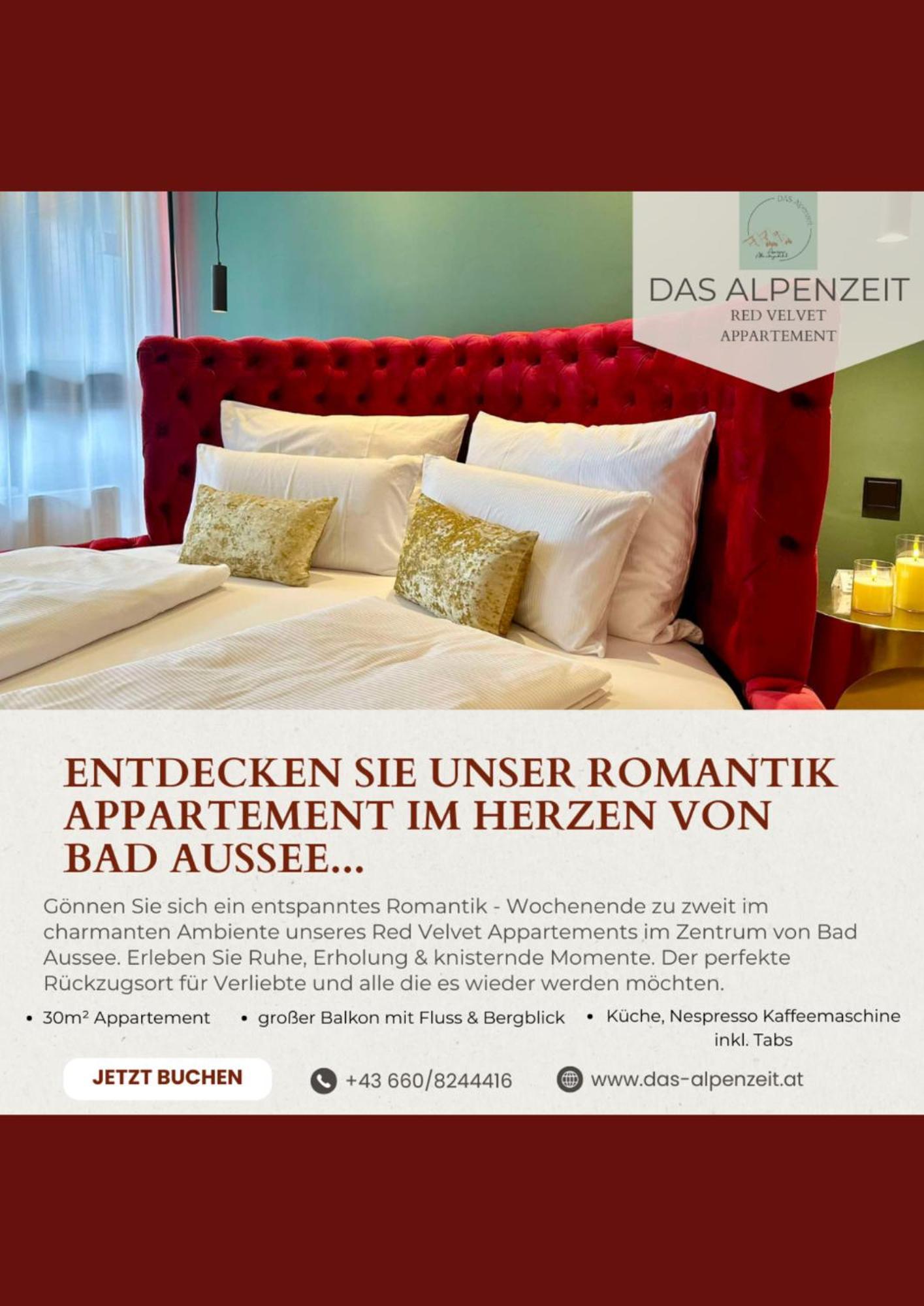 Das Alpenzeit Appartement Mit Just Private Terrasse (Adults Only) Bad Aussee Exterior foto